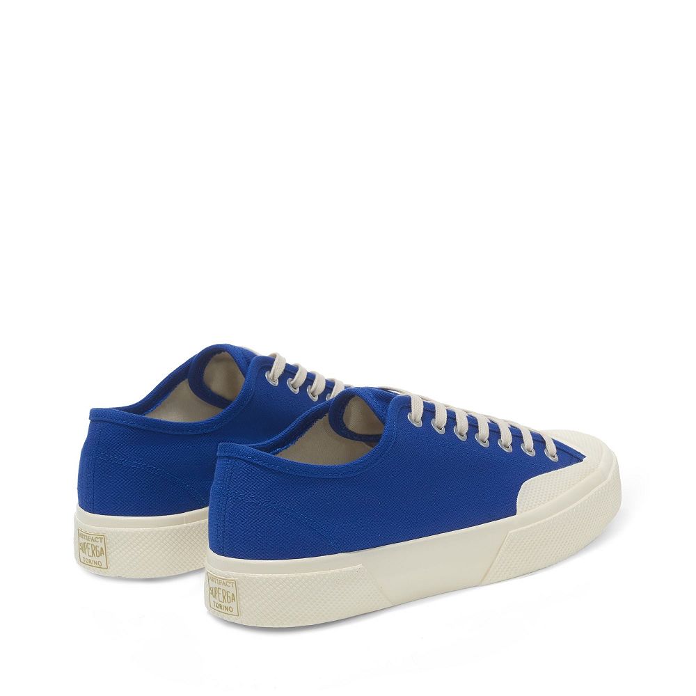 Superga 2432 Blue Low Top Sneakers - Men's Sneakers USA | US2218340